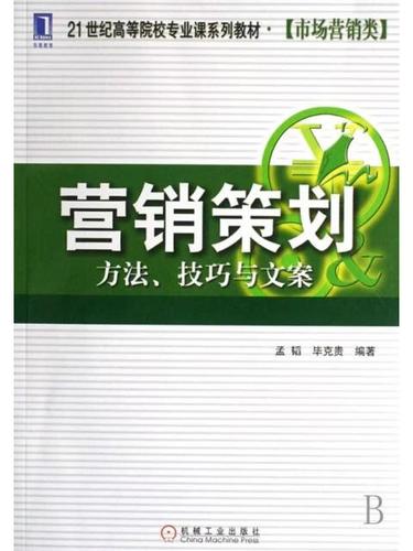 营销策划(方法技巧与文案市场营销类21世纪高等院校专业课系列教材)